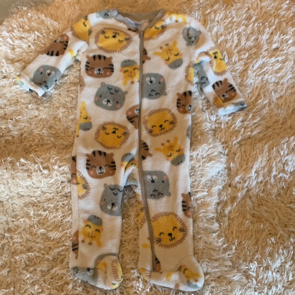 Zack & Zoey Furry Friends Kids Footie 6-9mos